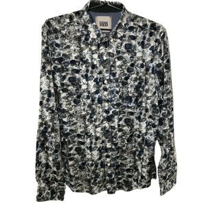 VINTAGE RED Men’s Shirt Printed Camouflage 90’s